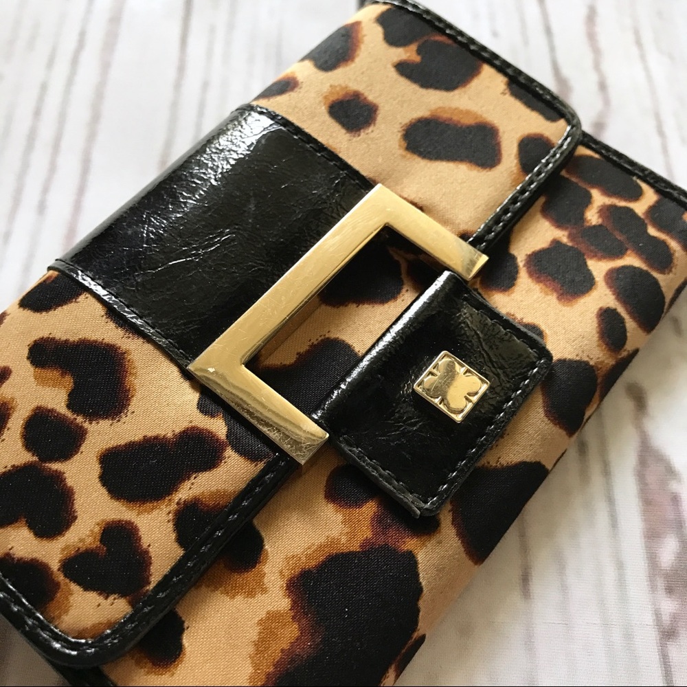 Liz Claiborne Leopard Vintage Wallet